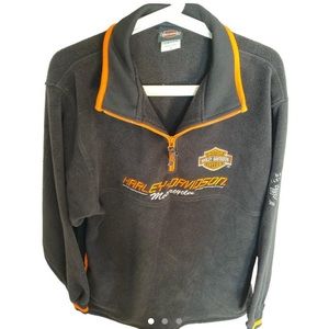 Vintage Harley Davidson Fleece Pullover